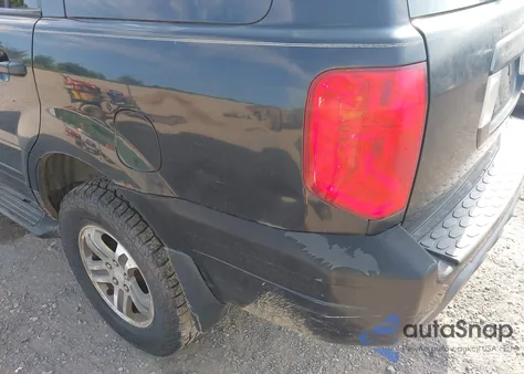 2004 Honda Pilot Exl из США, поврежденный, VIN 2HKYF18524H565219